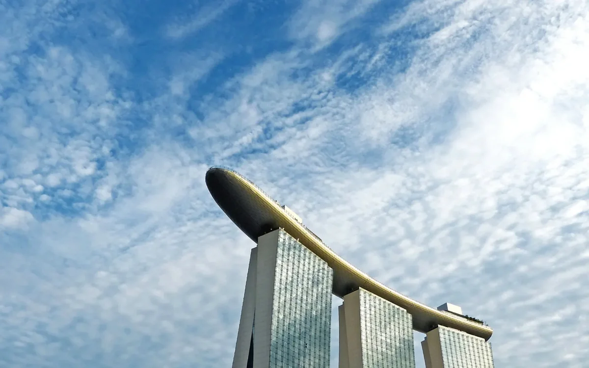Marina Bay Sands, reflecting Krezdo’s Singapore base